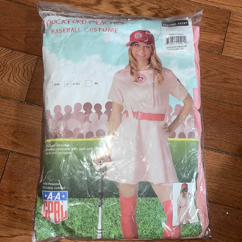 Rockford peaches baseball costume